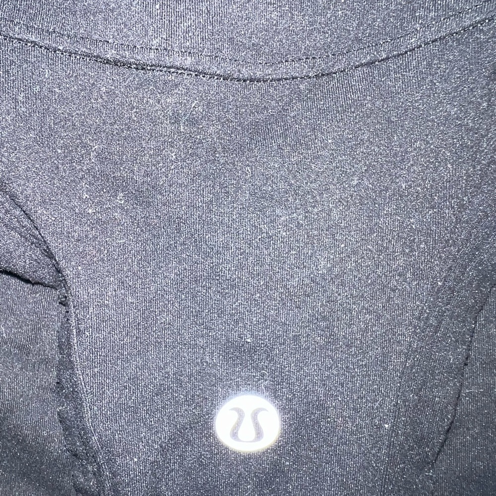 lululemon align tank black high neck size 2